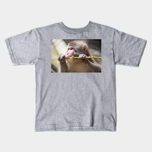 Japanese Snow Monkey Kids T-Shirt